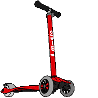 MicroKickboard fun play kid new york city Sticker