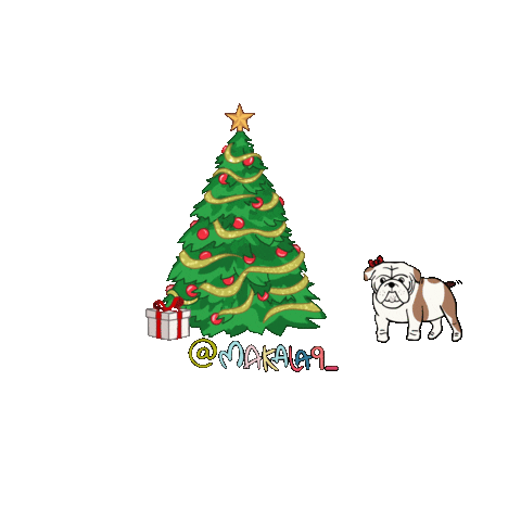 Christmas Holiday Sticker by makala9_