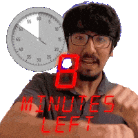 8 Minutes Sticker