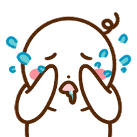 Sad Cry Sticker