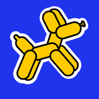 Happy Balloon Dog GIF by DIVE INN - Die Innovationsagentur