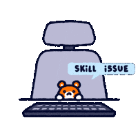 Gamer Hamster Sticker