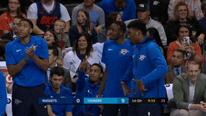 celebrate oh yeah GIF by NBA