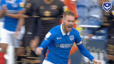 Celebrate League One GIF by Portsmouth Football Club