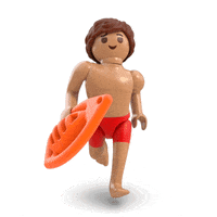 beach running GIF by PLAYMOBIL