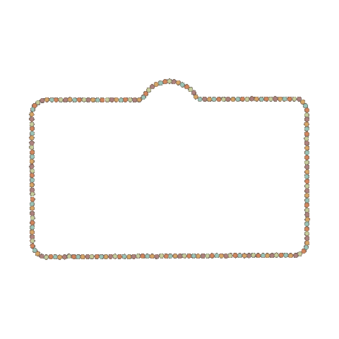 Polka Dot Summer Sticker