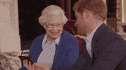 digitalspy mic drop royals prince harry queen elizabeth ii GIF