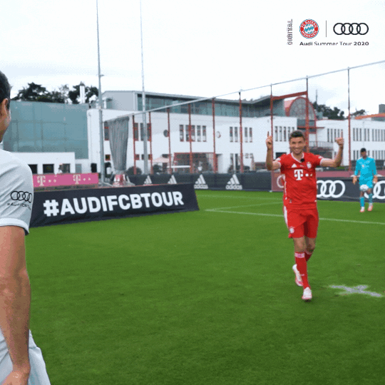 Thomas Muller Celebration GIF by FC Bayern Munich