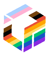 Rainbow Pride Sticker by Logical Position