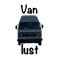 Camping Vw Bus Sticker by Vanlust - Bewusst auf Rädern