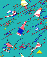 Celebrate New Year GIF by V5MT