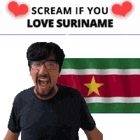 Sr Suriname Sticker