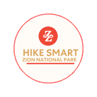 Zion National Park Sticker by Zion Forever Project