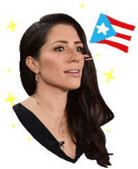 alexandralugaro2020 2020 bandera puerto rico kawai Sticker