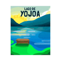 travel lake Sticker by JenChibi