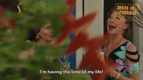Time Of My Life Party GIF by Death In Paradise