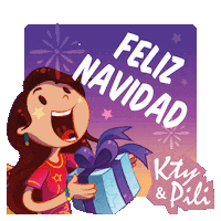 Happy Christmas Tree Sticker by Kty&Pili
