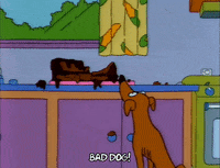 Yelling Season 3 GIF by The Simpsons