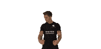 rschindler strong flex coach muscle Sticker