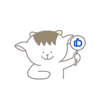 thedirectdonation good thumbs up goat 캐릭터 Sticker