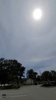Circumhorizontal Arc and Solar Halo Pair Up in Florida Sky