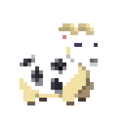 subpixel ready goat spot spotted Sticker