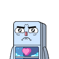 Sad Broken Heart Sticker by Nexio