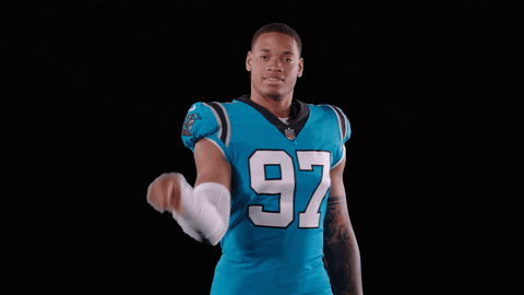 National Football League Reaction GIF by Carolina Panthers