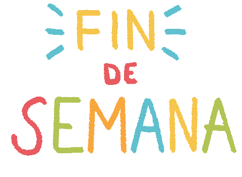 finde fin de semana Sticker