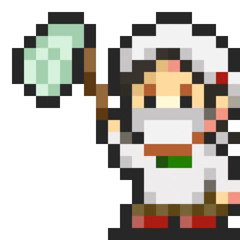 8Bit Cleaning Sticker