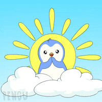 Good Morning Sun GIF by Pudgy Penguins