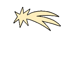 Shooting Star Space Sticker by Dèle