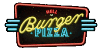 Typography Sign Sticker by Hell Pizza