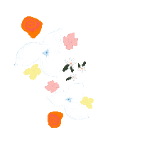 sanianitos flower flowers motif sanianitos Sticker