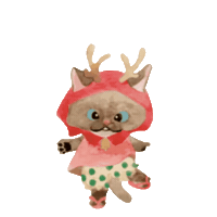 Cat Natal Sticker