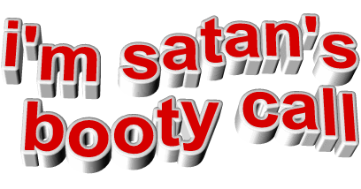 satan Sticker by AnimatedText