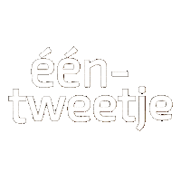 Eentweetje eentweetje een tweetje Sticker