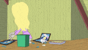 sad fox GIF