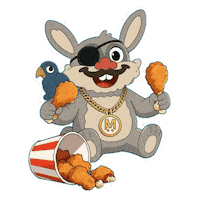 Hungry Fast Food Sticker