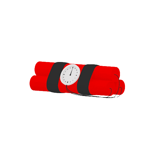 Boom Explode Sticker
