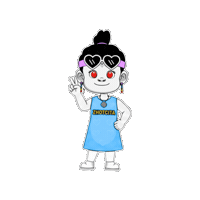 Happy Peace Sticker by Zhotcita