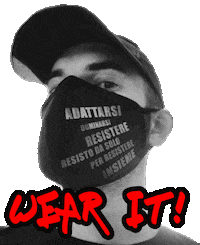 Mask Wear It Sticker by Italian Blade Events