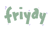 lisiviet_illustration text friday friyay weekday Sticker