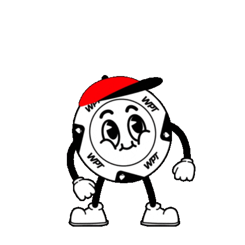 Poker Chip Chipster Sticker by World Poker Tour