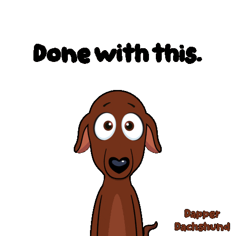 Over It No Sticker by VeeFriends