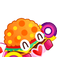 imaginaryones good morning nft gm hamburger Sticker