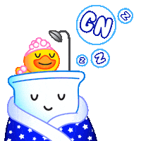 imaginaryones nft sleepy goodnight duck Sticker