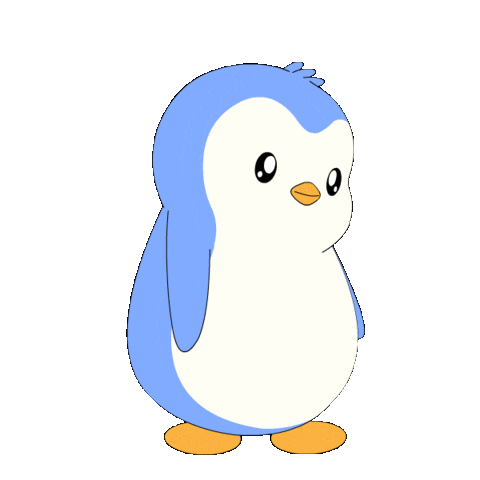 Tired Penguin Sticker by Pudgy Penguins