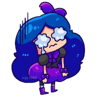 Sad Cry Sticker
