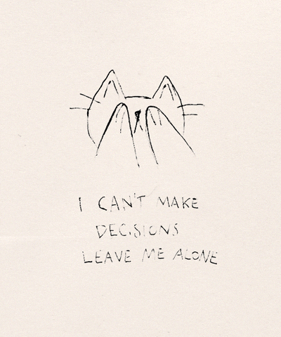 leave me alone cat GIF by hoppip